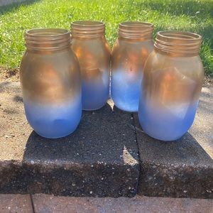 Ombré Mason Jars